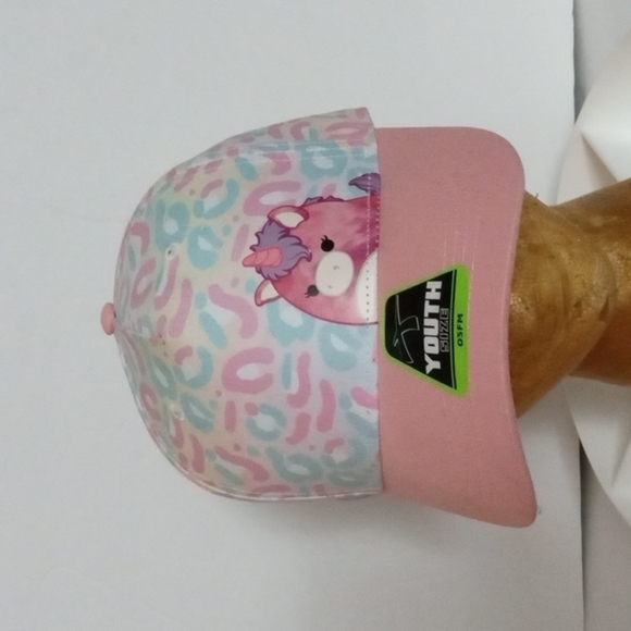 Original Squishmallows Youth Cap Pink Adjustable Fit - Picture 1 of 8